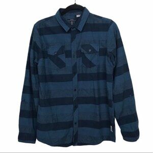 Silver Jeans Co Blue Stripe Button Up Shirt